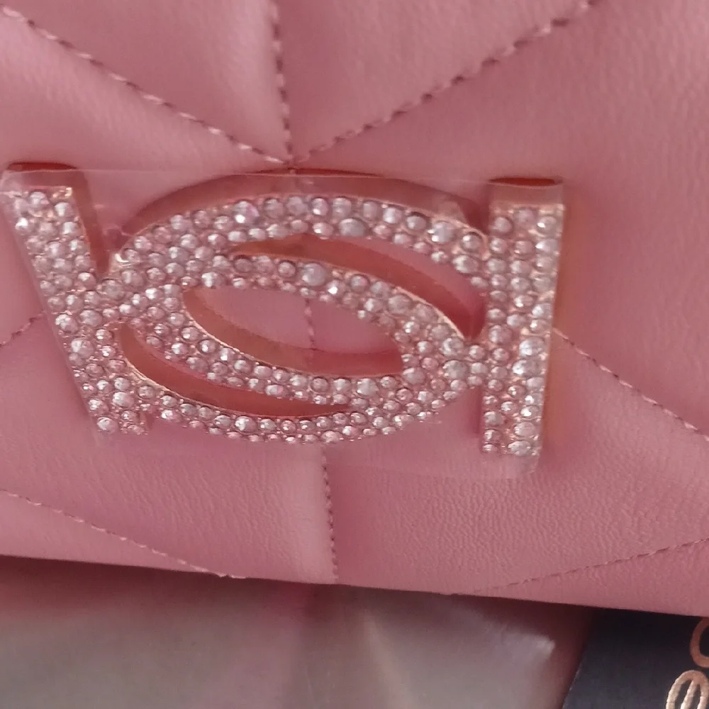 Wallet Long Bebe Elegant Pink Quilted - Picture 2 of 8